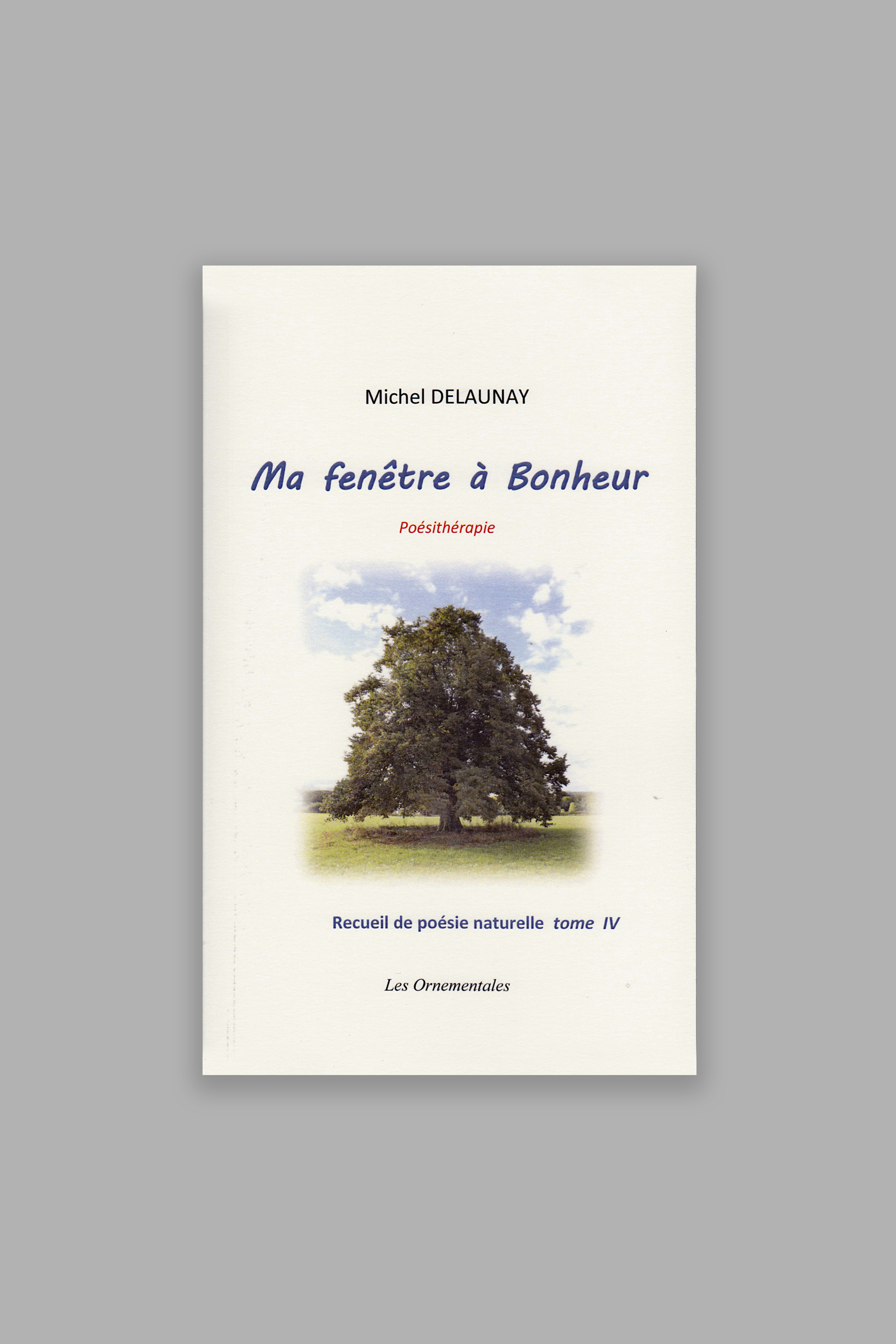 Ma fenêtre à Bonheur tome IV Poésithérapie